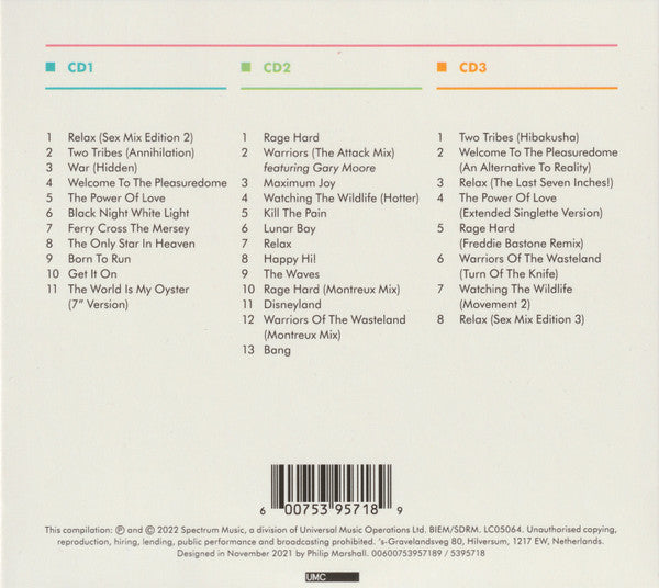 FRANKIE GOES TO HOLLYWOOD Essential CDx3, like new