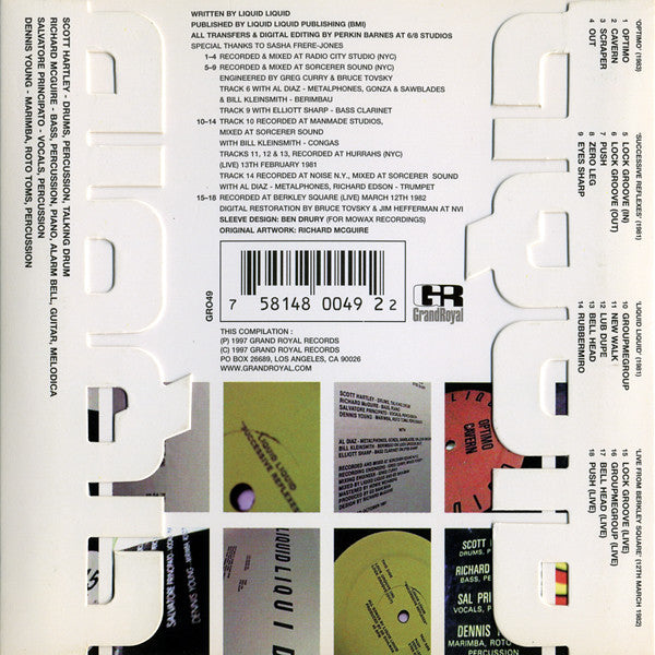 LIQUID LIQUID Liquid Liquid Used CD, VG+