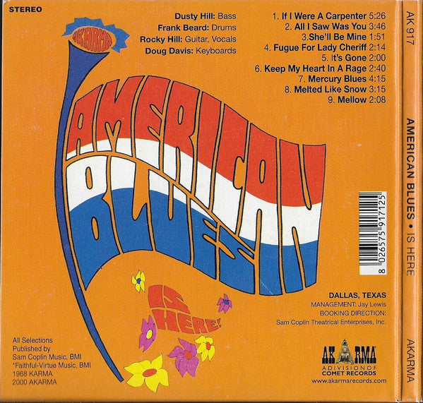 AMERICAN BLUES Is Here Used CD, like new