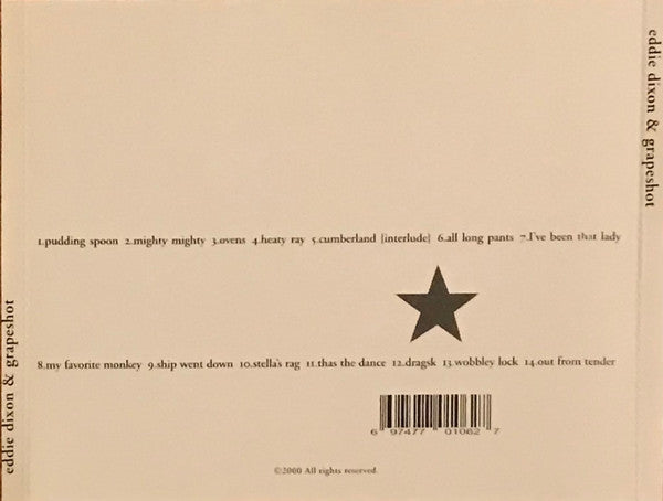 EDDIE DIXON & GRAPESHOT self-titled CD, like new