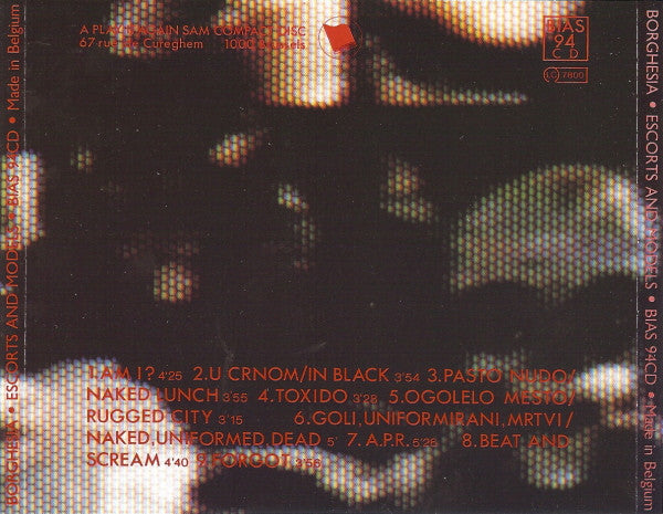 BORGHESIA Escorts And Models Used CD, VG+