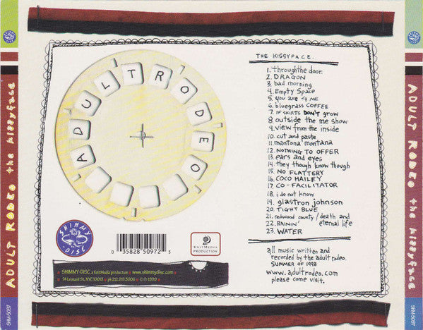 ADULT RODEO The Kissyface Used CD, VG+