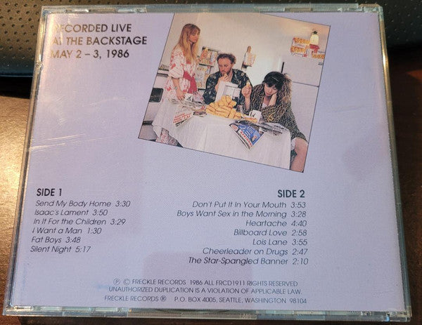 UNCLE BONSAI Boys Want Sex In The Morning Used CD, VG+