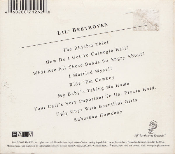 SPARKS Lil' Beethoven CD, very good plus