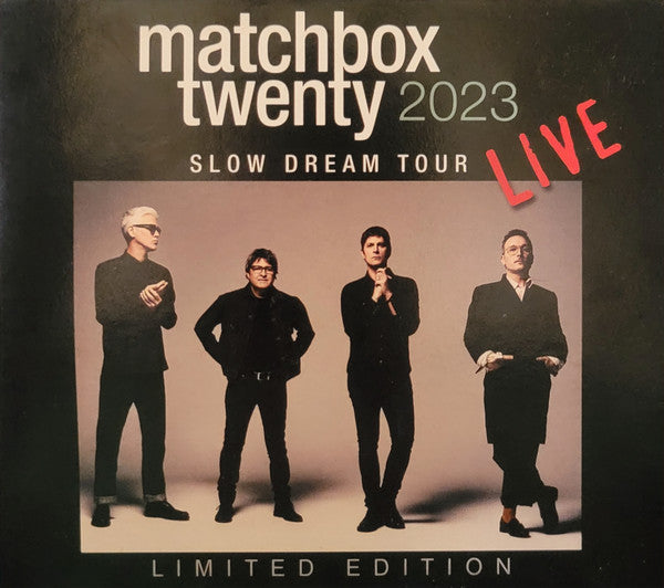 MATCHBOX TWENTY 2023 Slow Dream Tour CD, VG+ **ltd ed, #164 of 500 (Moline, IL show June 17, 2023)