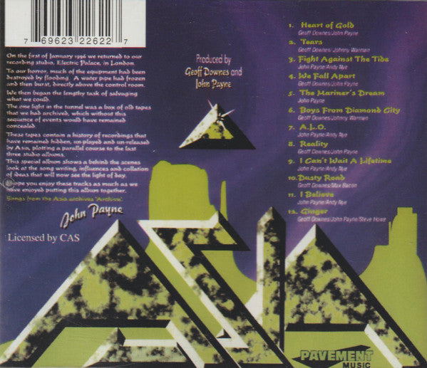 ASIA Archiva 1 CD, New/Sealed