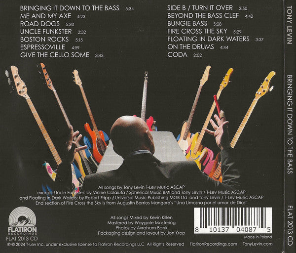 TONY LEVIN Bringing It Down To The Bass CD, new/sealed