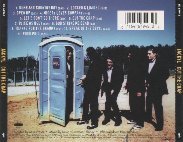 JACKYL Cut The Crap CD, very good plus