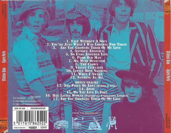 STATUS QUO Spare Parts CD, like new