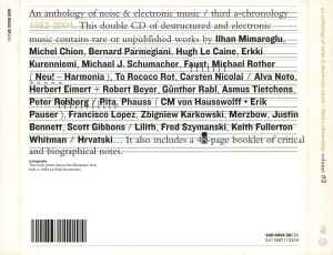 AN ANTHOLOGY OF NOISE & ELECTRONIC MUSIC CD Volume 3, like new