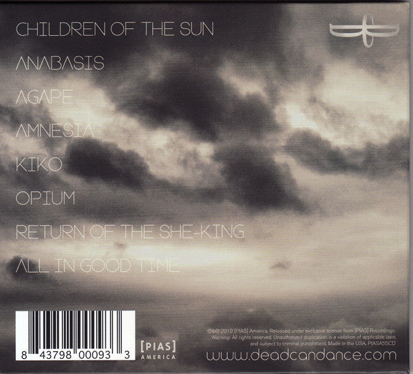 DEAD CAN DANCE Anastasis Used CD, VG+