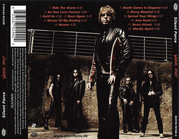 SILENT FORCE Worlds Apart CD, very good plus