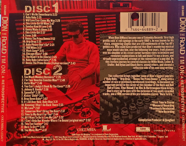 DION The Road I'm On: A Retrospective CD, new/sealed