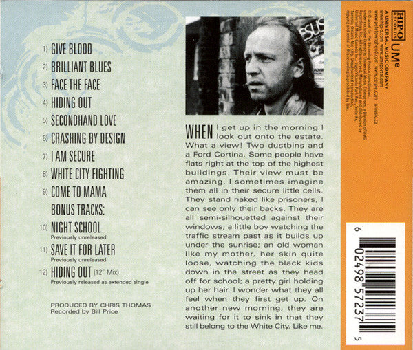 PETE TOWNSHEND White City: A Novel CD, like new