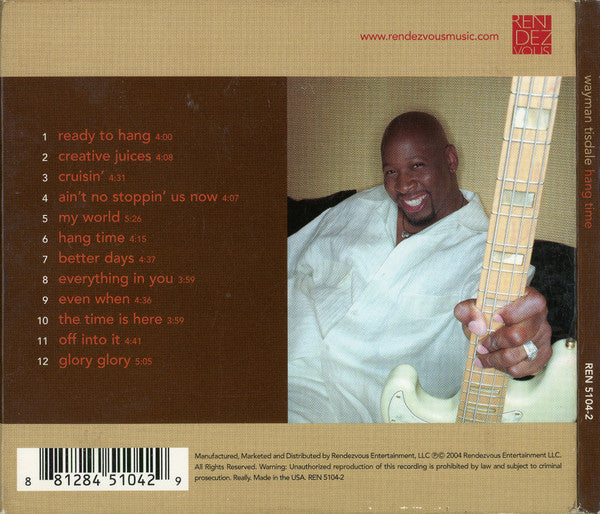 WAYMAN TISDALE Hang Time CD, new/sealed
