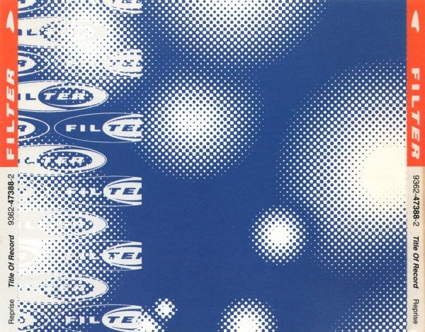 FILTER Title Of Record CD, new/sealed