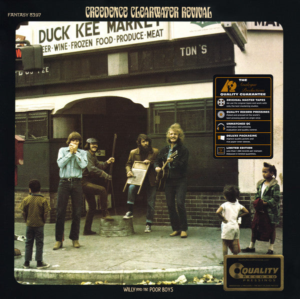 CREEDENCE CLEARWATER REVIVAL Willy And The Poor Boys (Analogue Productions) New Vinyl LP