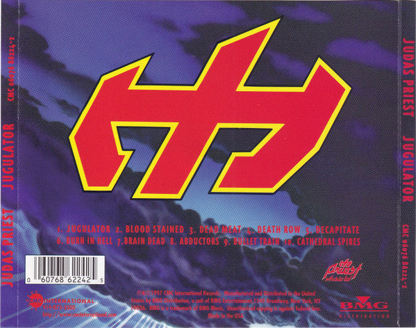 JUDAS PRIEST Jugulator CD, cd very good plus