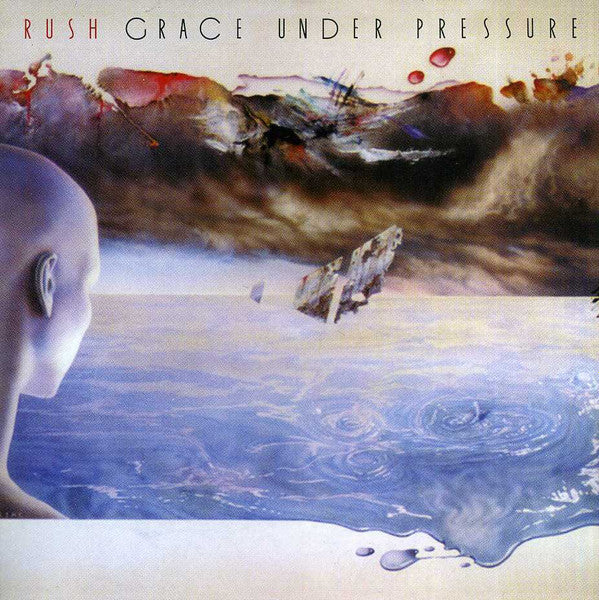 RUSH Grace Under Pressure CD, used very good plus