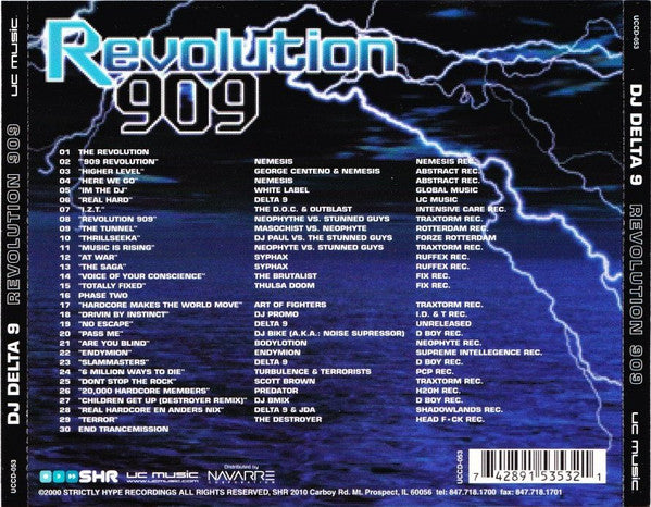 DELTA 9 Revolution 909 CD, very good plus
