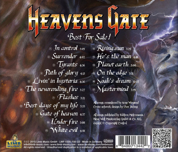 HEAVENS GATE Best For Sale! CD, cd like new, case very good