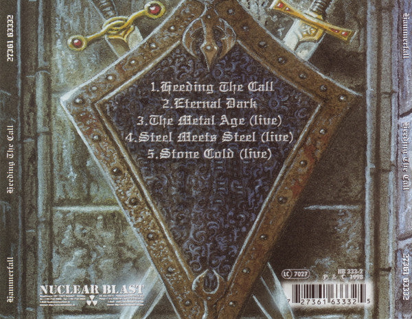 HAMMERFALL Heeding The Call CD, cd very good plus