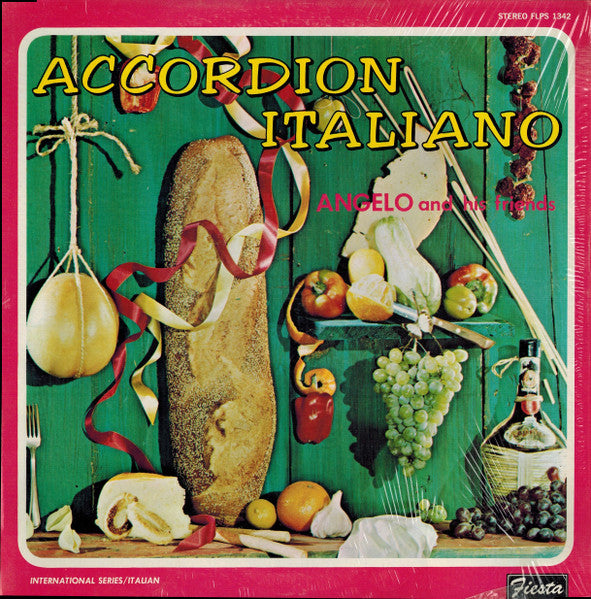 ANGELO DIPIPPO AND HIS FRIENDS Accordion Italiano CD, very good plus