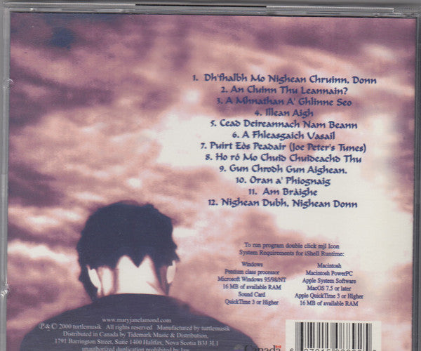 MARY JANE LAMOND Òrain Ghàidhlig = Gaelic Songs Of Cape Breton CD, very good plus