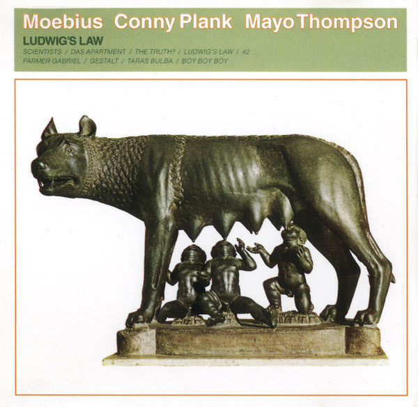 MOEBIUS, CONNY PLANK, MAYO THOMPSON Ludwig's Law CD, like new