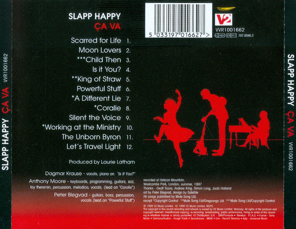 SLAPP HAPPY Ca Va CD, like new