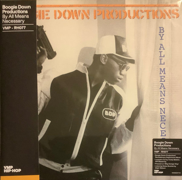 Boogie Down Productions - By All Means Necessary - VMP - Orange Vinyl