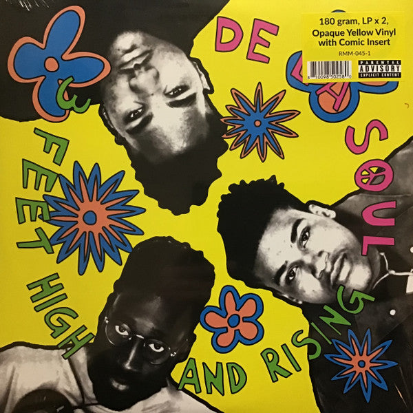 DE LA SOUL 3 Feet High And Rising - Vinyl New, Yellow Vinyl
