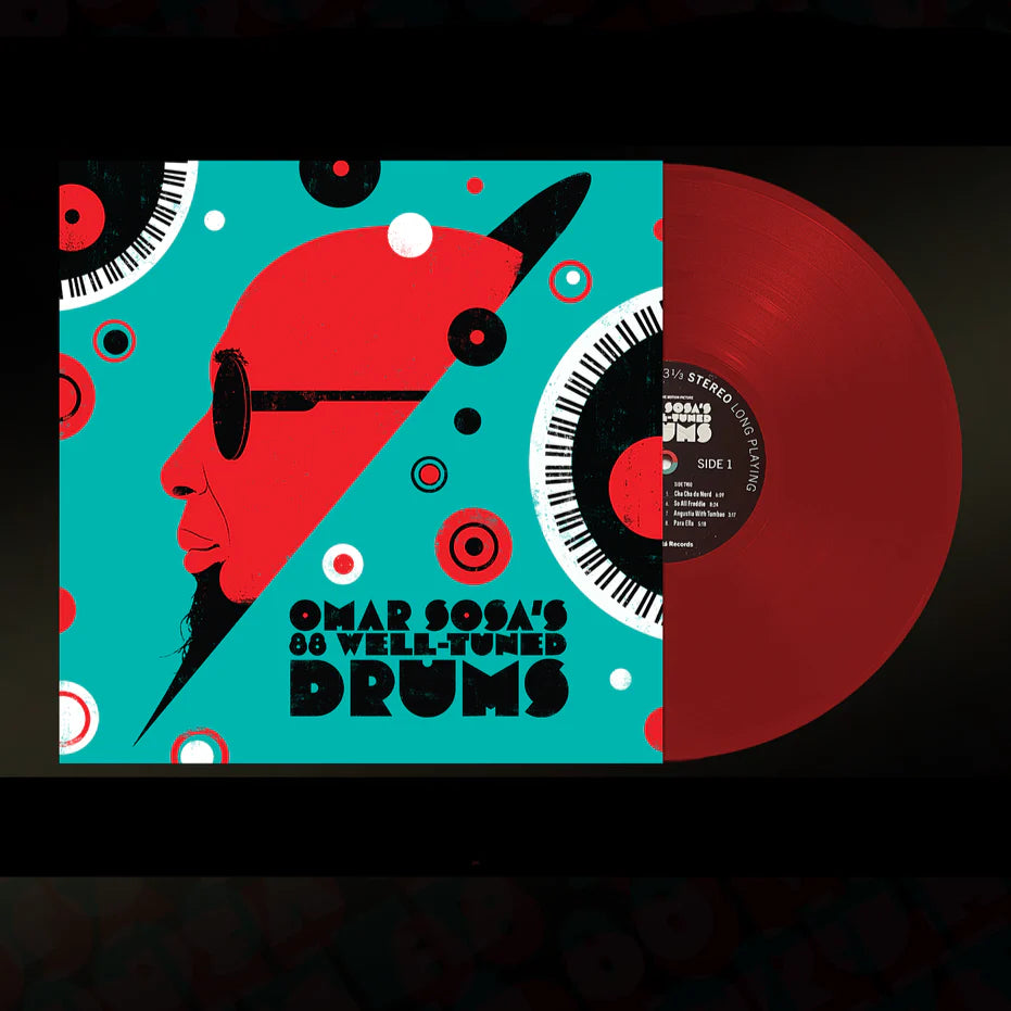 OMAR SOSA Omar Sosa's 88 Well-Tuned Drums (Red Vinyl) New Vinyl LP RSD 2024