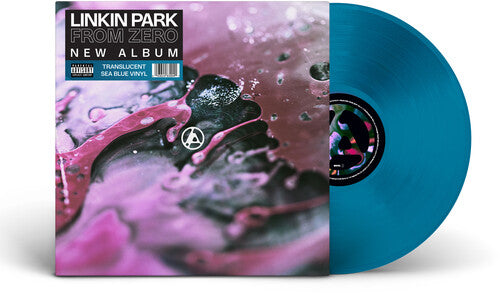 LINKIN PARK From Zero New Vinyl LP, translucent sea blue vinyl