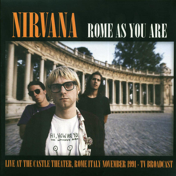 NIRVANA Rome As You Are Unofficial New Vinyl LP