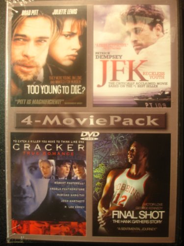 Movie 4 Pack: Too Young To Die / Jfk Reckless Youth / Cracker / Final Shot: The Hank Gathers Story - Dvd