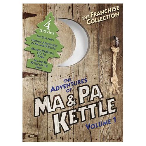 The Adventures Of Ma & Pa Kettle, Vol. 1 (the Egg And I / Ma And Pa Kettle / Ma And Pa Kettle Go To Town / Ma And Pa Kettle Back On The Farm) - Dvd