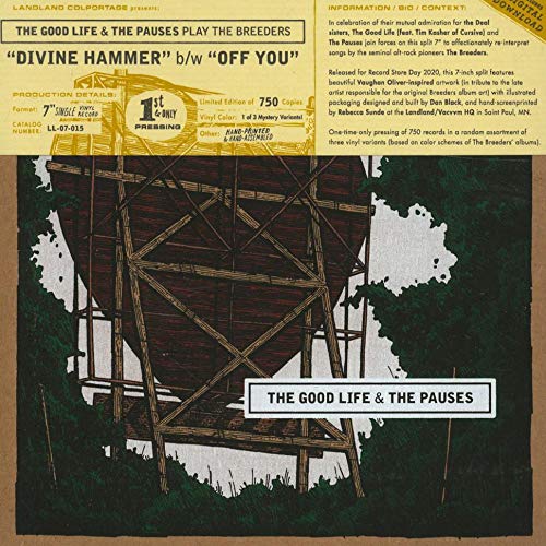 The Good Life & The Pauses - Breeders Covers Split (7 Inch) Vinyl (RSD 2020)