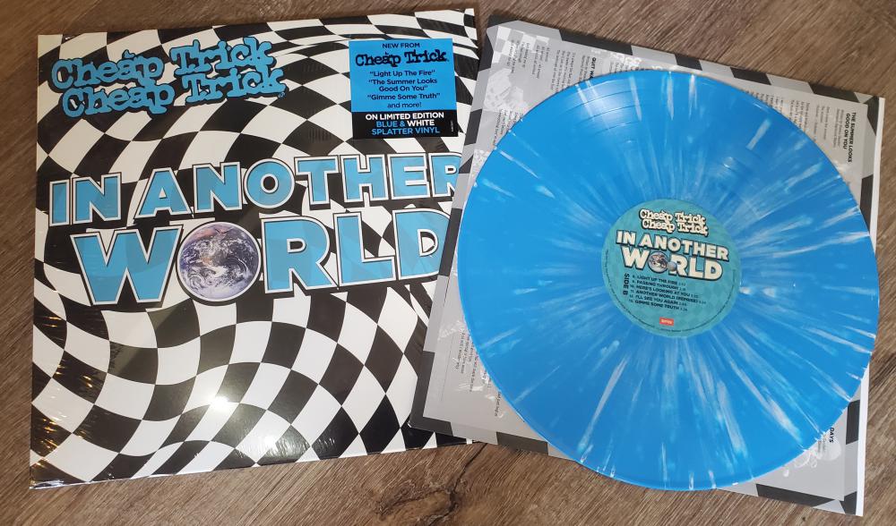 Cheap Trick - In Another World (Limited Edition Blue / White Splatter) Vinyl