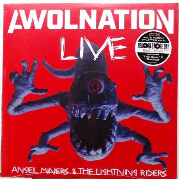AWOLNATION Angel Miners & The Lightning Riders Red and Purple Splatter Vinyl New Vinyl LP RSD 2021