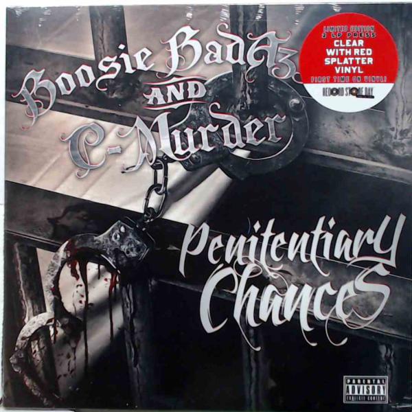 Boosie Badazz and C- Murder - Penitentiary Chances - CLEAR WITH RED SPLATTER 2 LP VINYL