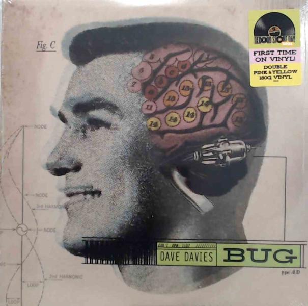 DAVE DAVIES Bug (Double Pink & Yellow VINYL) RSD 2021 New Vinyl LP