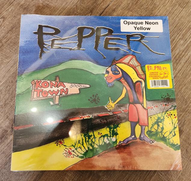 Pepper - Kona Town - LTD ED COLORED VINYL, OPAQUE NEON YELLOW