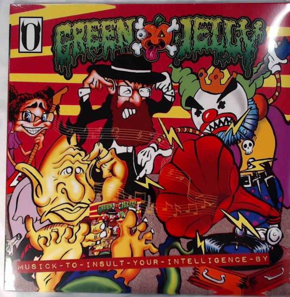 GREEN JELLY Musick To Insult Your Intelligence By - ORANGE/BLACK SPLATTER VINYL RSD BF 2022 New Vinyl LP