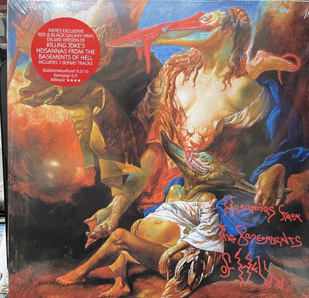Killing Joke - Hosannas From The Basements Of Hell - Indie Exclusive Red/Black Galaxy Vinyl