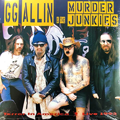 GG Allin - Terror In America (clear Green Vinyl) - Vinyl
