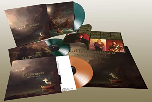 Candlemass - Nightfall - Orange, Teal & Dark Green Vinyl & Poster - Vinyl