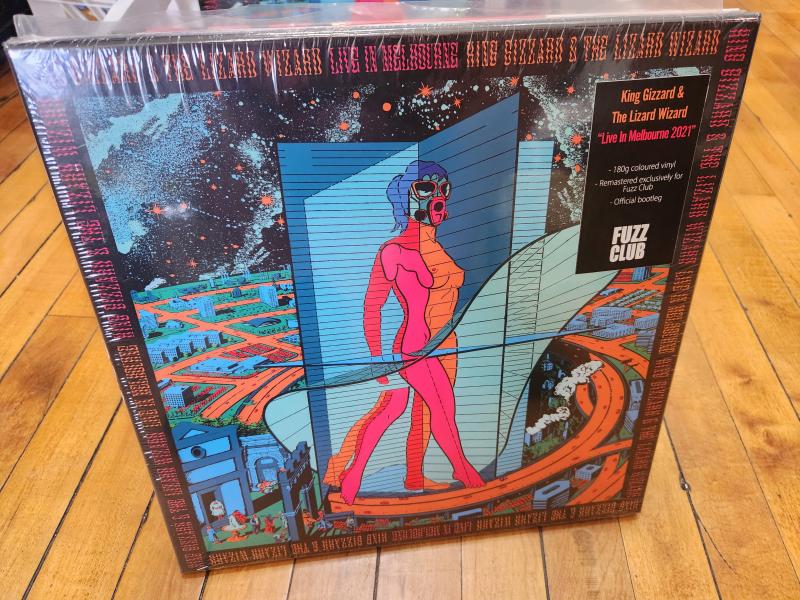 King Gizzard & The Lizard Wizard - Live In Melbourne 2021 Official Bootleg - colored vinyl (Fuzz Club)