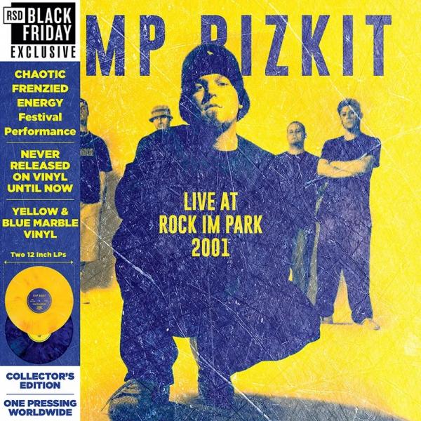 Limp Bizkit - Live At Rock IM Park, 2001 - YELLOW AND BLUE MARBLE VINYL 2 LPS