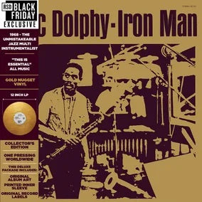 ERIC DOLPHY Iron Man RSD BF 2023 Gold Nugget Vinyl New Vinyl LP